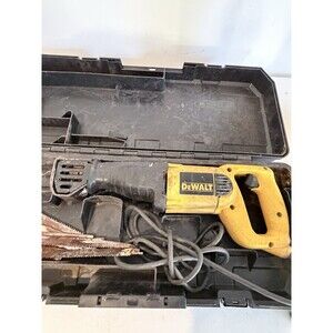 DEWALT DW304P Corded Reciprocating Saw W/ Case And Blades